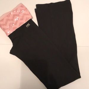 (Pink Victoria Secret) yoga pants